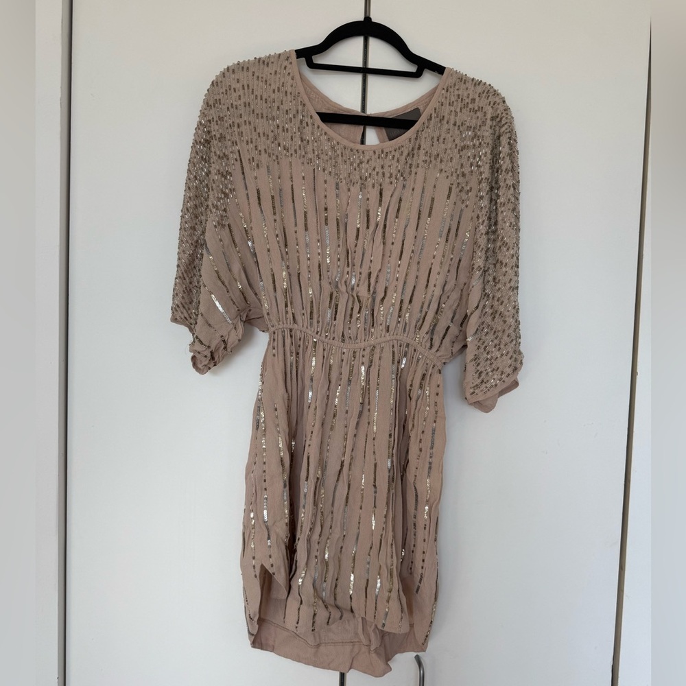 Heartloom Blush Sequin Dress